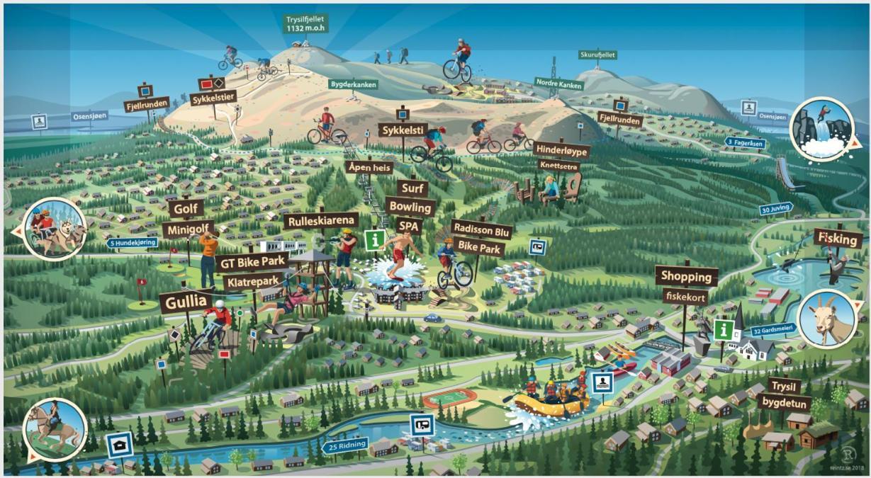 In The Middle Of Trysil Fjellet - Welcome Center - Apartment With 4 Bedrooms And Sauna - By Bike Arena And Ski Lift 外观 照片